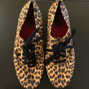 Cheetah print Vans